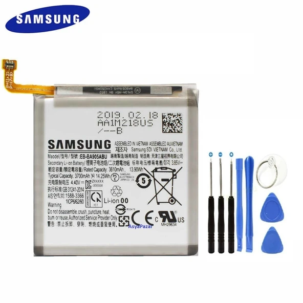 Samsung A90 Pil Batarya Eb-Ba905Abu ve Tamir Seti 3700 Mah ürün görseli
