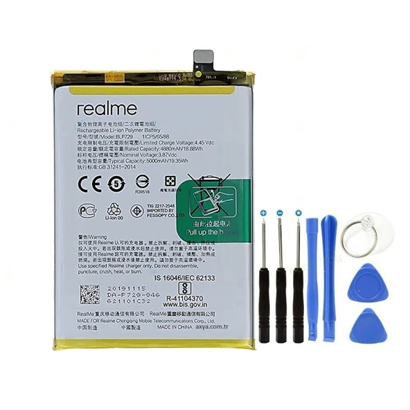 Realme C21 Pil Batarya BLP729 + Tamir Seti ürün görseli