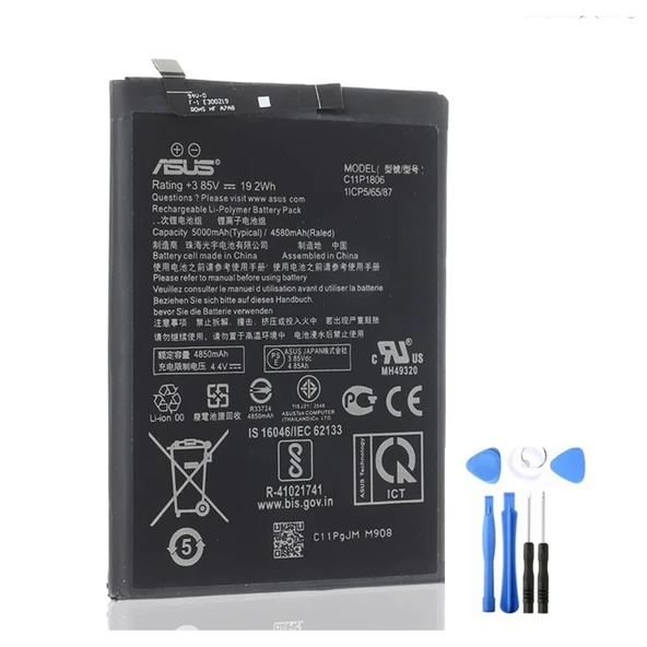 Asus Zenfone6 Zs630kl Pil Batarya C11p1806 Ve Tamir Set ürün görseli