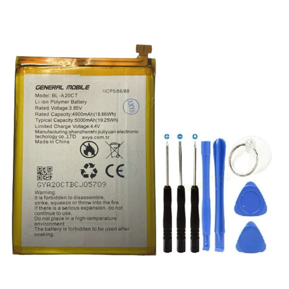 General Mobile GM21 Pro Pil Batarya BL-A20CT 5000 mAh+Tamir Set ürün görseli