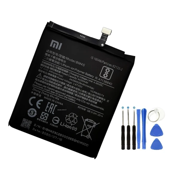 Xiaomi Redmi 10X Pro Pil Batarya BM4S ve Tamir Set ürün görseli