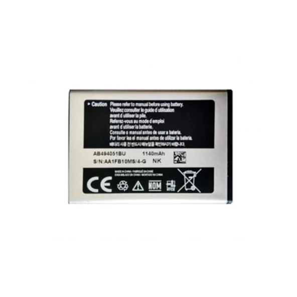 Samsung İ450-İ458 Pil Batarya Orjinal AB494051BU NK