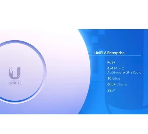 UBNT U6-ENTERPRISE WIFI6 MU-MIMO (U6-ENTERPRISE) - 6