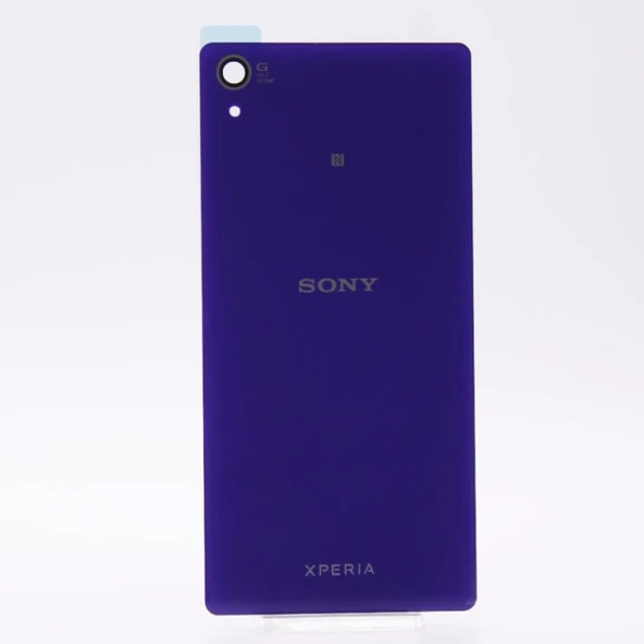 Sony Xperia Z2 Arka Kapak Pil Kapağı Mor - Resim 2