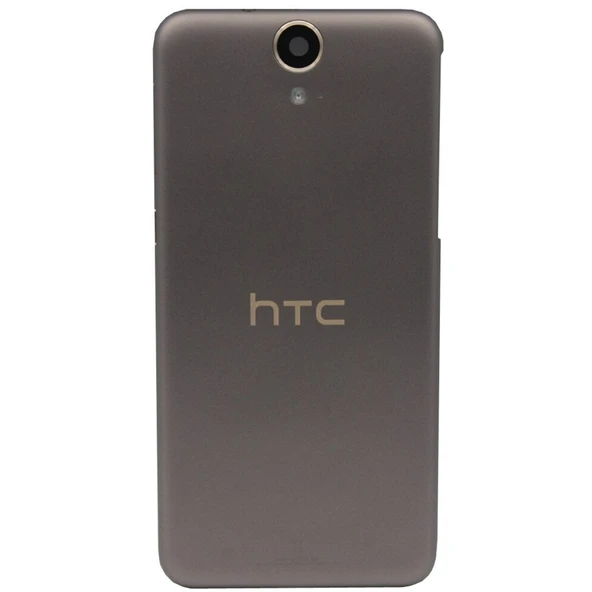 Htc One E9 Arka Kapak Yapışkanlı Pil Batarya Kapağı - Siyah - Resim 4
