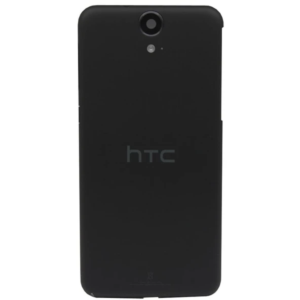 Htc One E9 Arka Kapak Yapışkanlı Pil Batarya Kapağı - Siyah - Resim 6