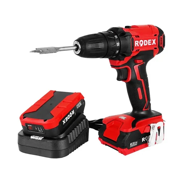 Rodex RDX3365 Akülü Şarjlı Vidalama Matkap 16.8V  2.0Ah - Resim 4