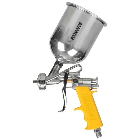 Rtrmax  Boya Tabancası Üstten Depo 600ml-1,8mm