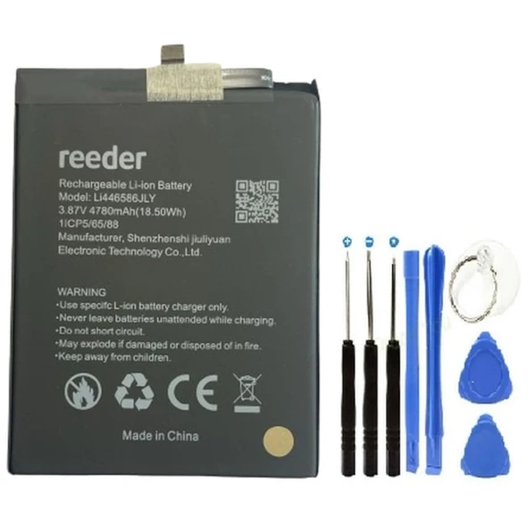 Reeder P13 Blue Plus 2022 Pil Batarya 4780 Mah + Tamir Set ürün görseli
