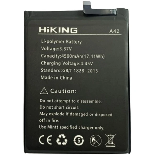 Hikıng A42 Pil Batarya 4500 Mah + Tamir Set ürün görseli