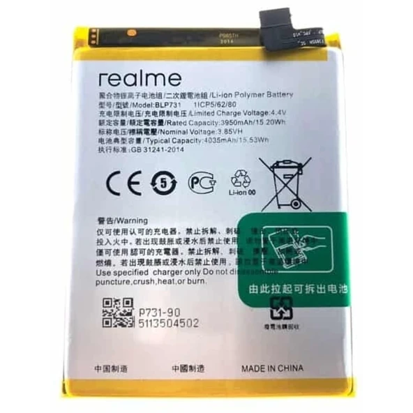 Realme 6 Pro Pil Batarya Blp731 ürün görseli