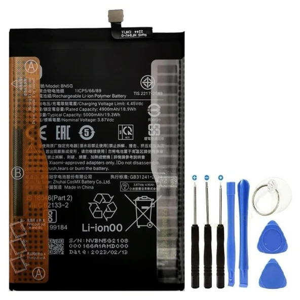 Xiaomi Redmi 10c Pil Batarya Bn5g 5000 Mah+tamir Seti ürün görseli