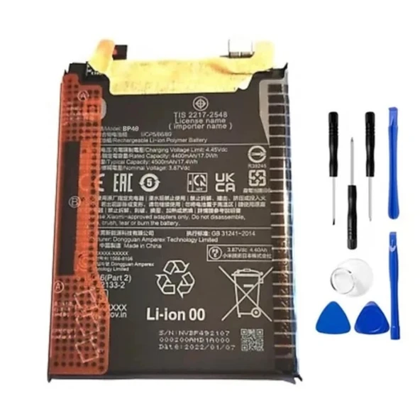 Xioami Poco F4 5g Pil Batarya Bp49 5000 Mah +tamir Set ürün görseli