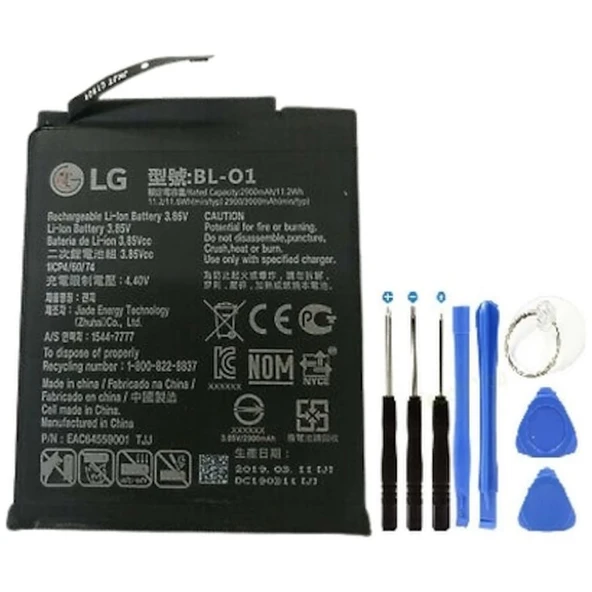 Lg K8 Plus Pil Batarya Bl-01 2900 Mah+tamir Set
