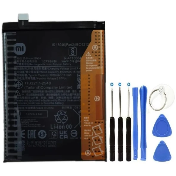 Xiaomi Mi 12t Pro Pil Batarya Bn5j 5000 Mah+tamir Seti ürün görseli
