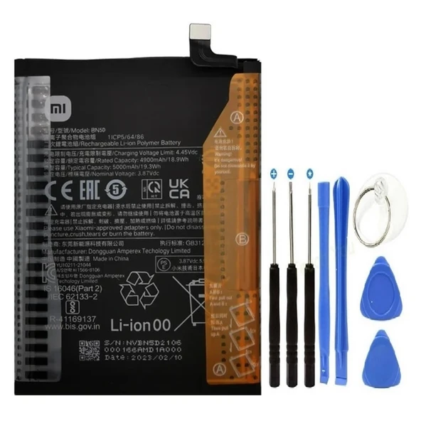 Xiaomi Redmi Note 11s Pil Batarya Bn5g 5000 Mah+tamir Seti ürün görseli