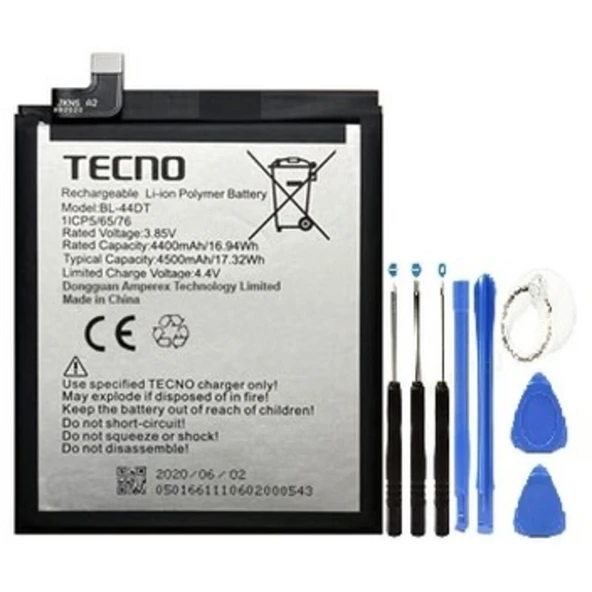 Tecno Camon 16 Premier Pil Batarya Bl-44ct+tamir Set ürün görseli