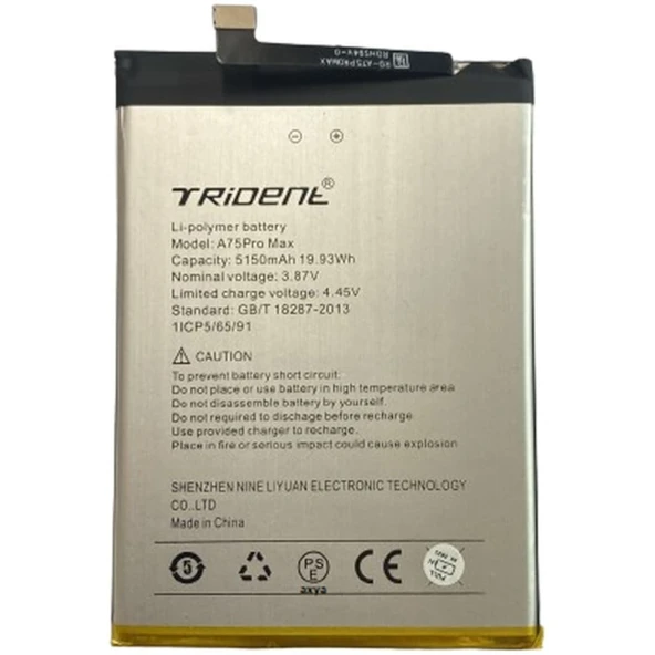 Trident A75 Pr0 Max Pil Batarya 5150 Mah ürün görseli