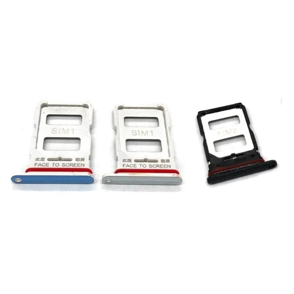 Xiaomi 12 Lite Sim Tepsisi Sim Tray - Gümüş