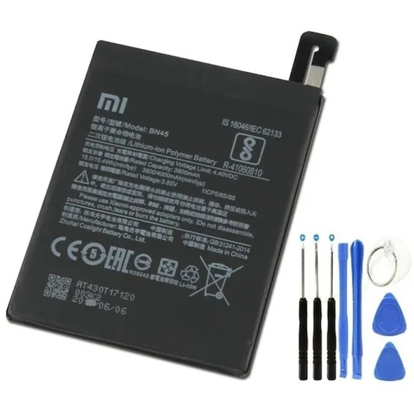 Xiaomi Redmi Note 5 Pro Pil Batarya + Tamir Seti Bn45 4000 Mah ürün görseli