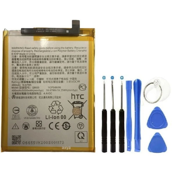 Htc Desire 20 Pro Pil Batarya + Tamir Seti ürün görseli 1