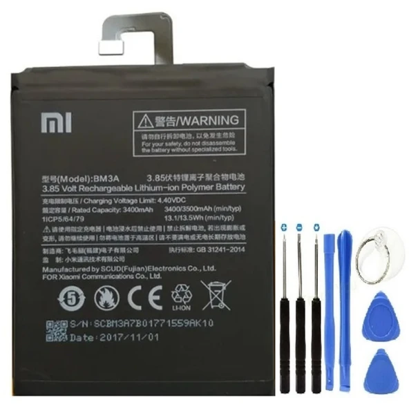 Xiaomi Mi Note 3 Pil Batarya + Tamir Seti Bm3a ürün görseli