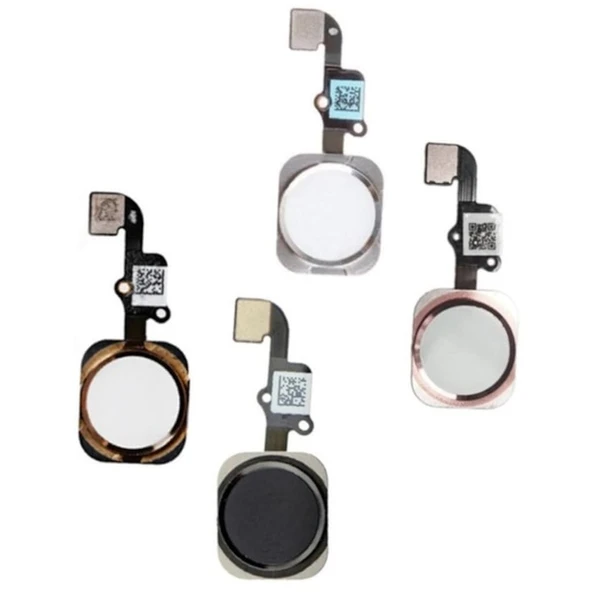 İphone 6s Uyumlu Home Tuşu Orta Tuş Filmi Flexi - Gri ürün görseli