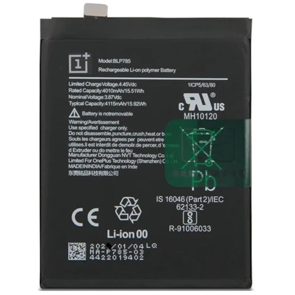Oneplus Z Pil Batarya Blp785 ürün görseli