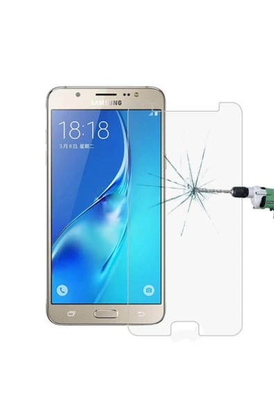 Samsung Galaxy J7 2016 Temperli Kırılmaz Cam Ekran Koruyucu - Resim 4