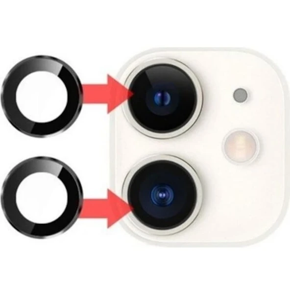 İphone 12 Uyumlu Kamera Lens Camı