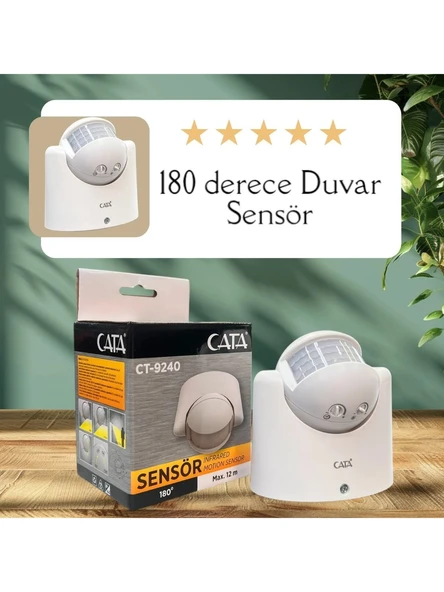CATA 180 DERECE HAREKET SENSÖRÜ ( 1200W )