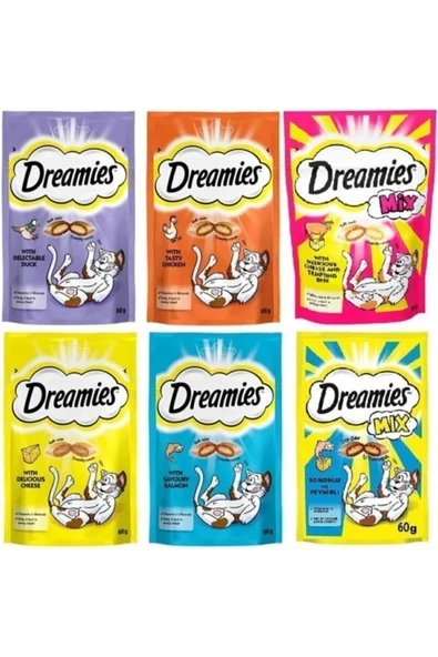 Dreamies 6'lı Karışık Paket