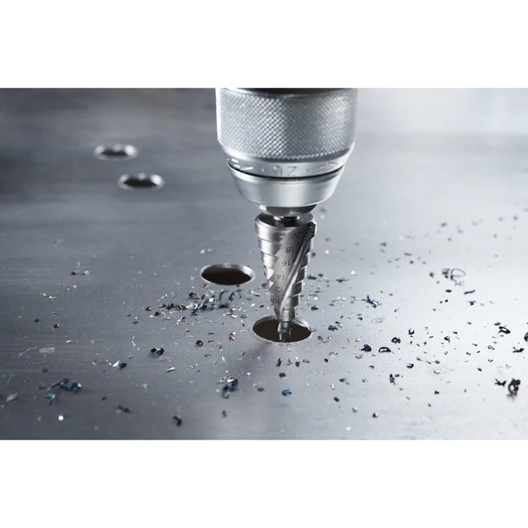 3 Parça HSS-AlTiN Kademeli Delme Uç 4-12/4-20/6-30 - Resim 3