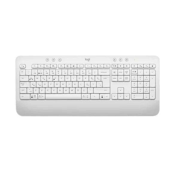 Logitech K650 Signature 920-010973 Bluetooth Klavye Beyaz