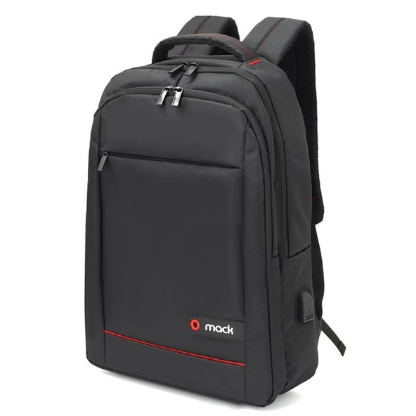 Mack Mcc-006 15.6" Office Usb Girişli Notebook Sırt Çantası Siyah - Resim 2