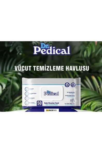 Vücut Temizleme Havlusu 50'li 12 Paket - 3