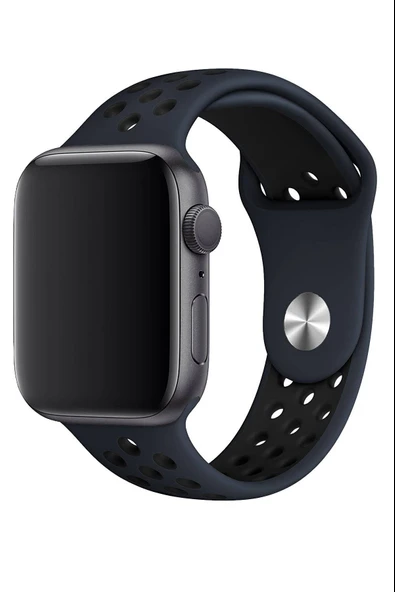 Apple Watch Series 4 38 MM Fileli Kordon Lacivert-Siyah - 2
