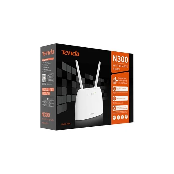 Tenda 4G06 N300 Wi-Fi 4G Router
