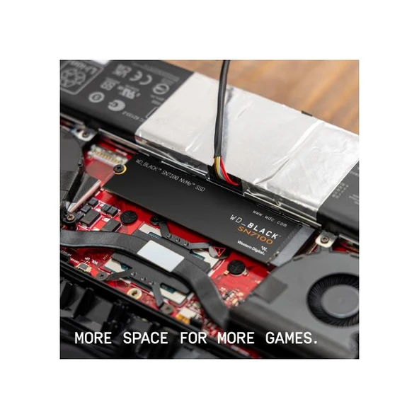 WD Black SN7100 WDS100T4X0E 1TB 7250/6900 Gen4 NVMe PCIe M.2 2280 SSD - 3