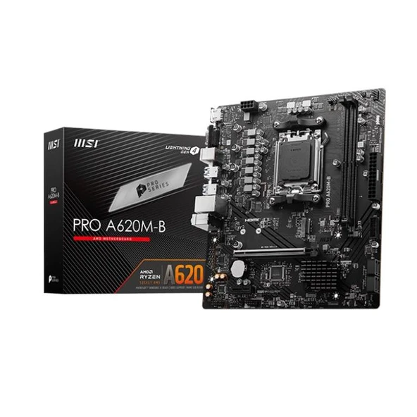 MSI Pro A620M-B AM5 Ryzen Vga Hdmi DDR5 Anakart