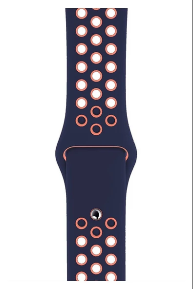 Apple Watch Series 4 44 MM Fileli Kordon Lacivert-Pembe