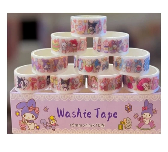 Washie Desenli Bant 15Mmx1M 10Lu