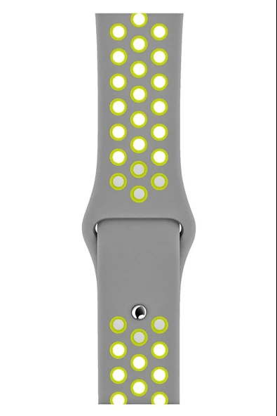 Apple Watch Series 5 40 MM Fileli Kordon Gri-Sarı