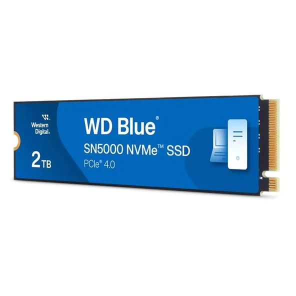 WD Blue SN5000 WDS200T4B0E 2TB 5150/4850 Gen4 NVMe PCIe M.2 2280 SSD