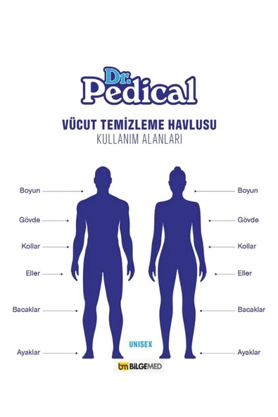 Vücut Temizleme Havlusu 50'li 12 Paket - 2