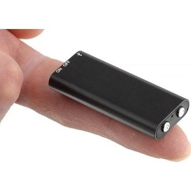 Dünyanın En Küçük Ses Kayıt Cihazı 24 Saat Kayıt Süresi 16 Gb Hafızalı KB14 - Resim 2