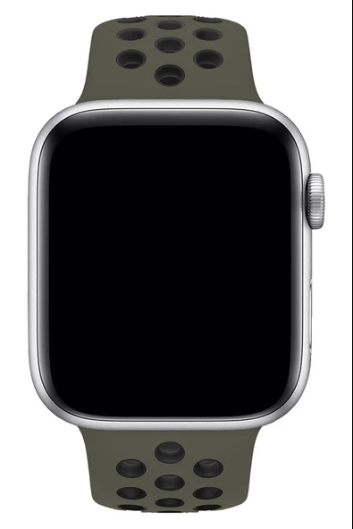 Apple Watch Series 6 40 MM Fileli Kordon Zeytin-Siyah - 2