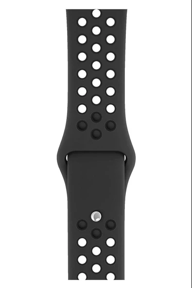 Apple Watch Series SE 40 MM Fileli Kordon Siyah-Siyah