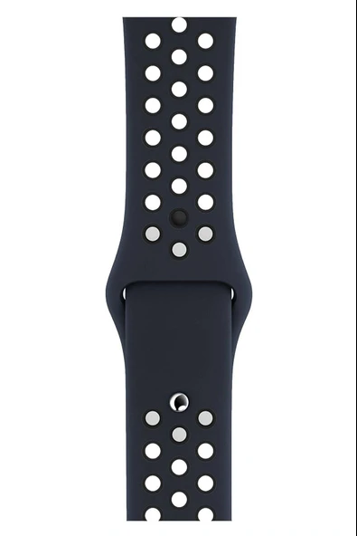 Apple Watch Series 6 38 MM Fileli Kordon Lacivert-Siyah