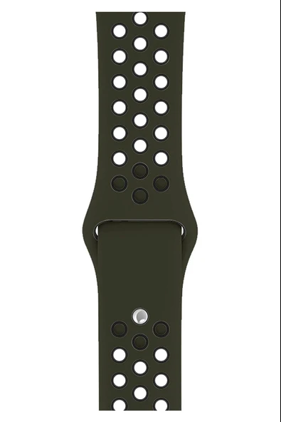 Apple Watch Series 6 40 MM Fileli Kordon Zeytin-Siyah
